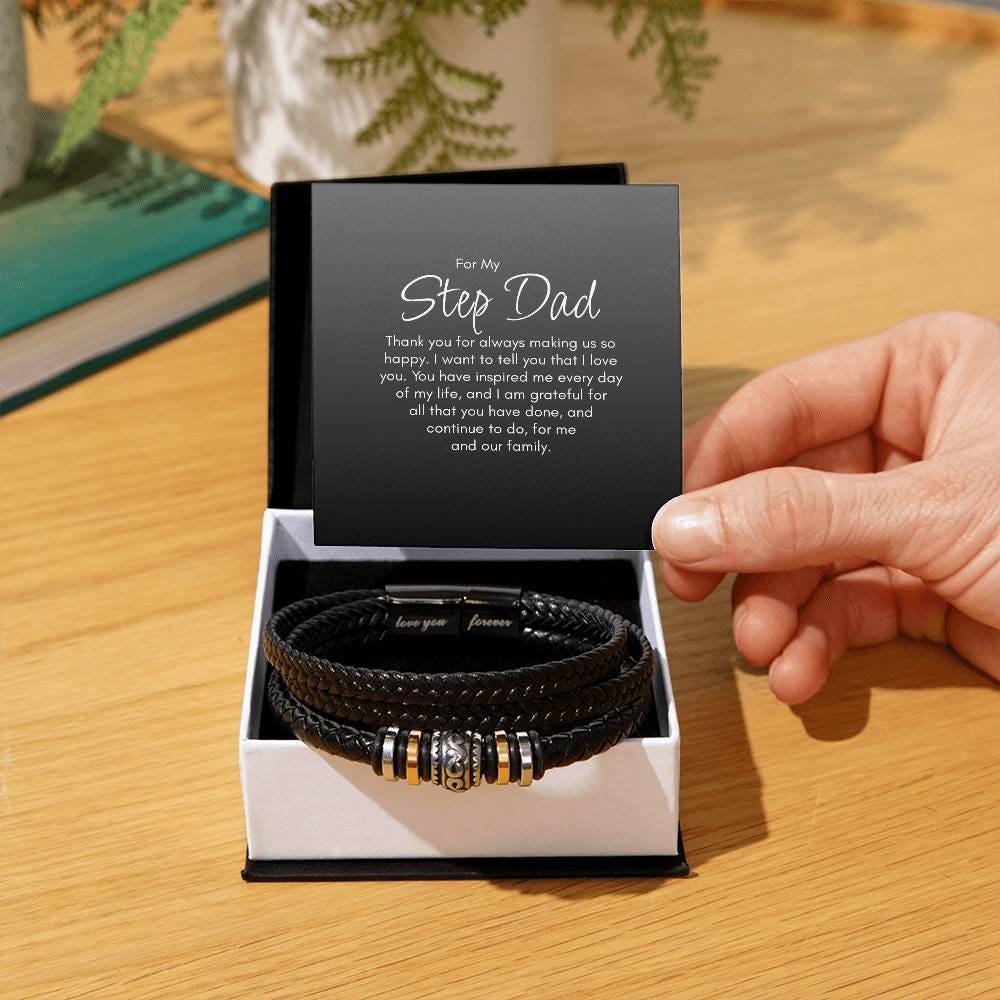 Step Dad Gift Bracelet